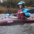 Girl Canoeing